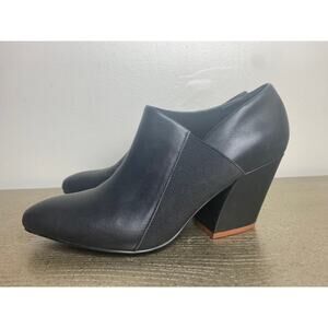 SALE! KELSI DAGGER BOOTS 8.5 BLACK LEATHER ILIA ANKLE EDGY GRUNGE